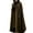 Brown, variant on IROINNID Women's Cape Jacket Coat Solid Color Long Sleeve Loose Top Outerwear Coat , Brown