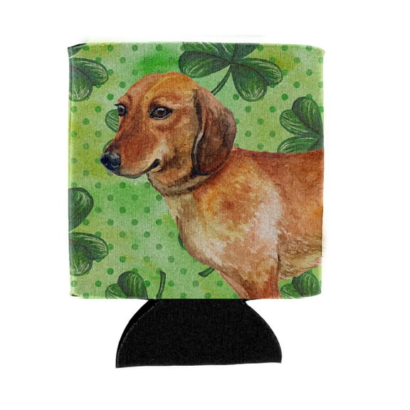 Carolines Treasures BB9826CC Dachshund St Patricks Can or Bottle Hugger Can Hugger multicolor