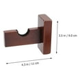 thumbnail image 2 of HINTRMENT 2Pack Bat Racks for Wall with Bamboo and Square Shape 11 x 9 x 4.5 in, 2 of 8