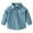 Blue, variant on Toddler Boys Button up Shirt Lapel Solid Color Dress Shirt Long Sleeved Cotton Cardigan Small Jacket Spring Fall Blouses Tops 1-5T
