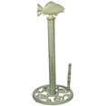 thumbnail image 1 of Antique Bronze Cast Iron Fish Paper Towel Holder 15", 1 of 1