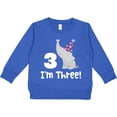 thumbnail image 2 of Inktastic 3rd Birthday Zoo Elephant Childs Toddler Sweatshirt, 2 of 4