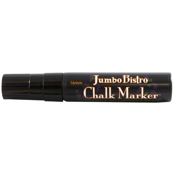 Marvy Uchida Jumbo Point Chalk Marker, Black, 1/Pack