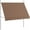 Coffee, variant on Patio Umbrellas Outsunny Manual Retractable Awning, 118" Non-Screw Freestanding Patio Sun Shade Shelter with Support Pole Stand and UV Resistant Fabric, for Window, Door, Porch, Deck, Coffee,Market U