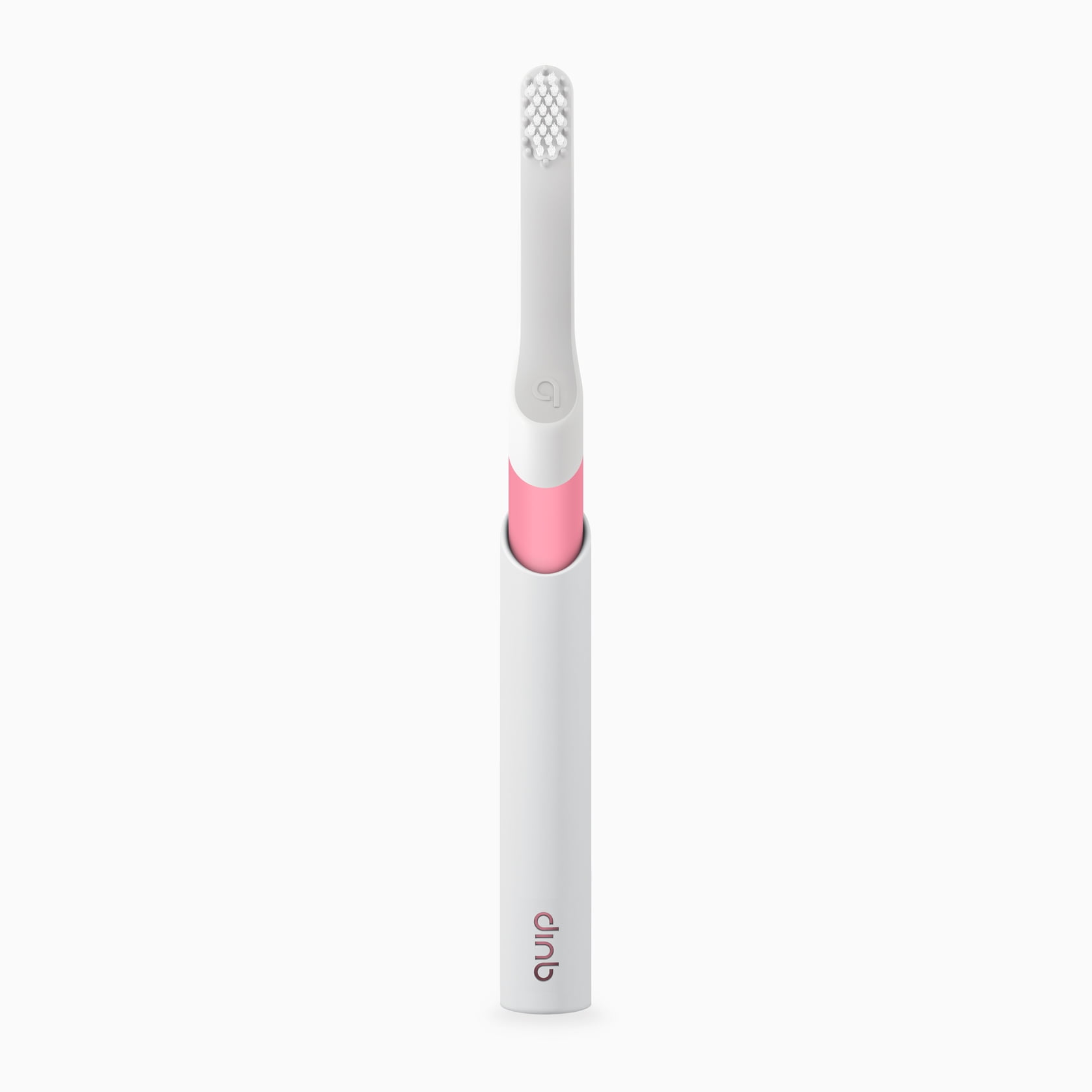 quip Kids Electric Toothbrush, Built-In Timer + Travel Case, Pink Rubber