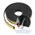 thumbnail image 4 of Uxcell Adhesive Neoprene Rubber Strips Sheet 1/2" x 120" x 1/16" Yellow Rubber Weather Stripping for Sound-Proofing 1Pcs, 4 of 7
