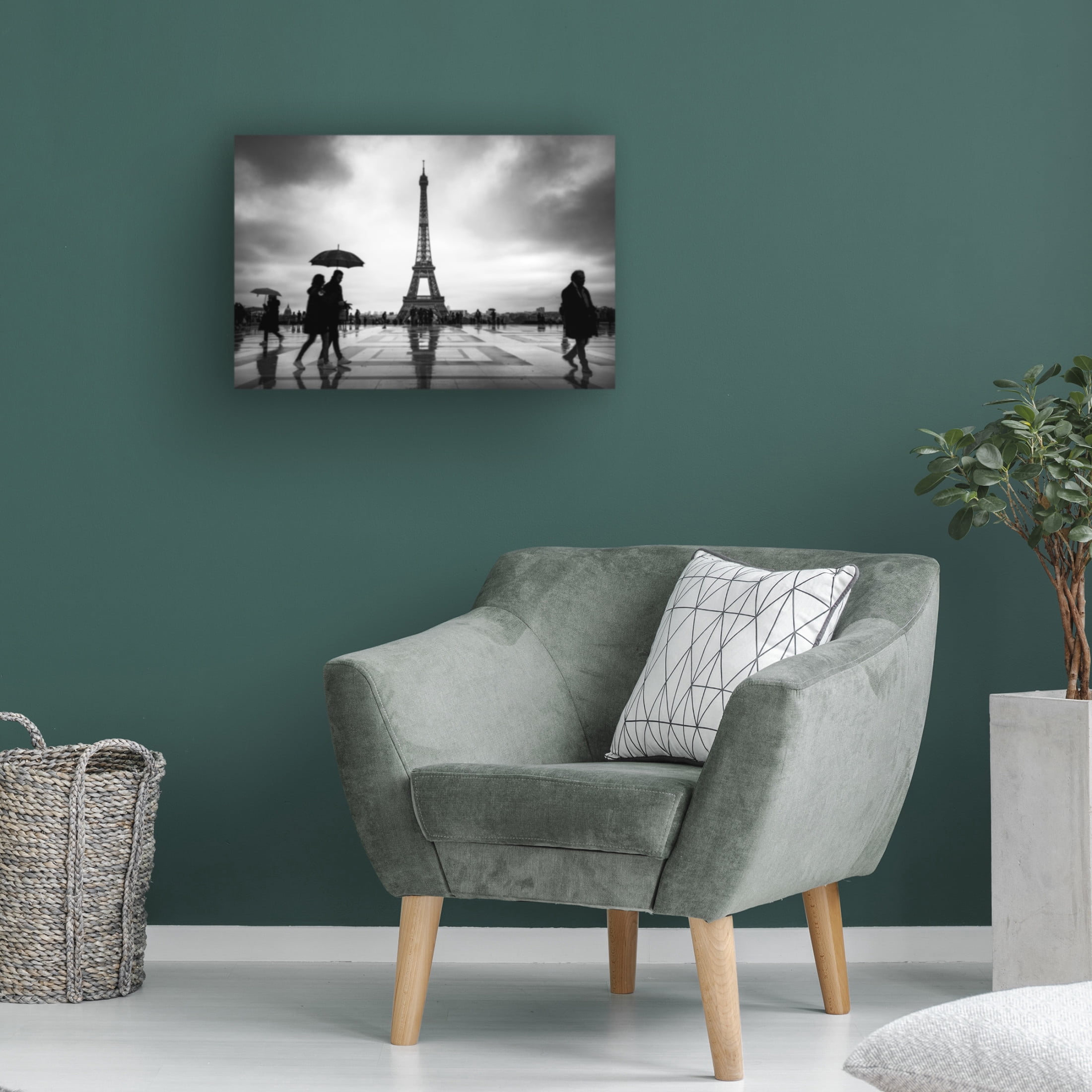 Canvas Wall Art - Andrei Ionut Dascalu 'Paris' Wall Art for Living Room, Bedroom, or Office Décor by Trademark Fine Art - 32 x 22 Inches