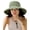 Green, variant on Sun Hats for Women Gardening Hat Wide Brim Ponytail Beach Sun Protection Breathable Cotton Summer Hat with Fold-Up Brim