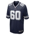 thumbnail image 2 of Men's Nike Tyler Guyton Navy Dallas Cowboys  Player Game Jersey, 2 of 6