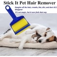 thumbnail image 4 of RV Rodillo de pelusa Stick it de 2 piezas, rodillo de pelusa reutilizable y lavable, rodillo de pelusa Stick it para mascotas, para pelo de mascotas y colcha de ropa, 4 of 5