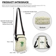 thumbnail image 6 of HELLHERO Adjustable Strap Travel Crossbody Purse for Outdoor Holiday Travel(Frogs), 6 of 7