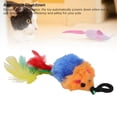 thumbnail image 3 of Bola Automática De Juguetes Interactivos De Cachorros Con , Juguetes De Gato Interactivos De Plástico USB Con Luz Para Gatos Adultos Aburridas Activado, 3 of 7