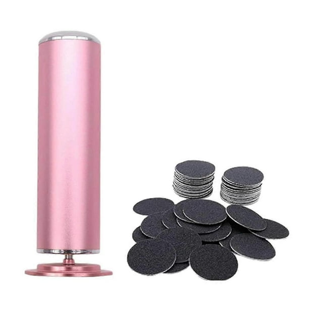 Electric Foot Callus Remover Electric Foot Polisher+60pcs Replace Sandpaper Discs for Men Women Cracked Heels EU Plug