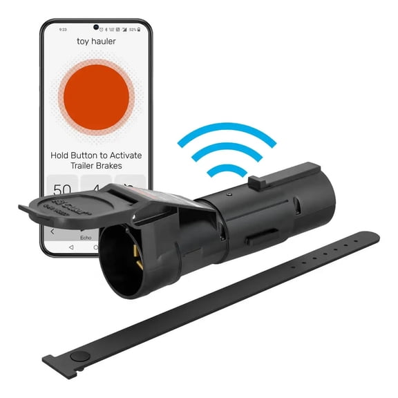 #CURT 51180 Wireless Bluetooth Trailer Brake Controller, 7-Way Tow Control for Trailers