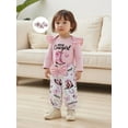 thumbnail image 5 of BemeyourBBs Newborn Baby Girl It's Alright To Be Little Bitty Outfits Western Cowgirl Clothes Letter Long Sleeve Romper Pants Headband Set, 5 of 9