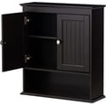 thumbnail image 3 of Spirich Wall Mounted Bathroom Cabinet with Doors and Shelves, Espresso, 3 of 6