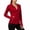 #333-Red, variant on Craaazy Ladies Lightweight Running Pullover, Quick Dry Half Zip Top, Long Sleeve Athletic Shirt with Thumb Holes for Outdoor Activities Gifts