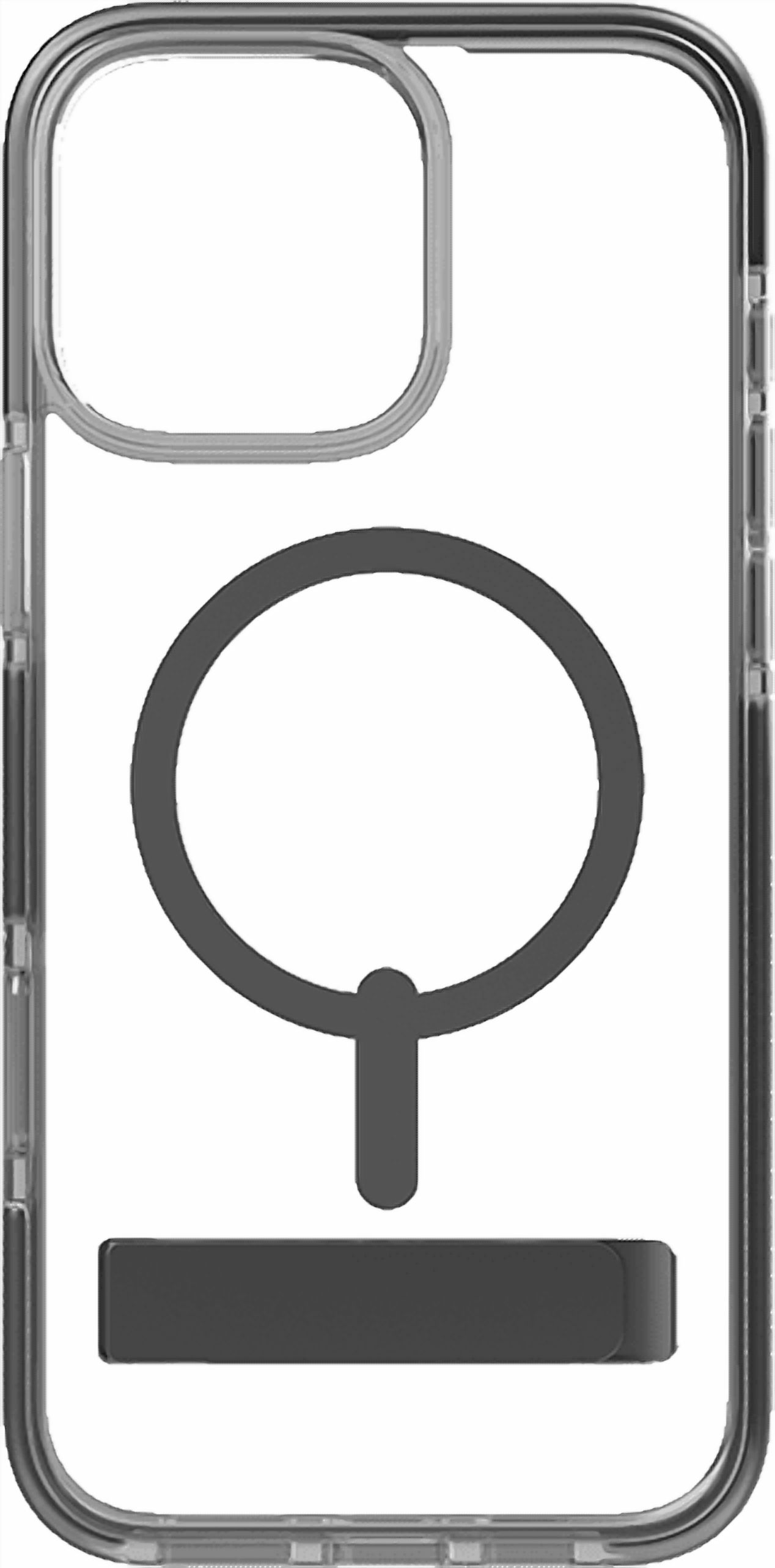 ZAGG Piccadilly Snap with Kickstand Case iPhone 16 Pro Max Clear/Black