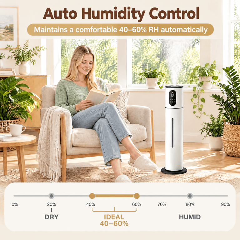 Amumu 8L Ultrasonic Humidifier with Remote Control photo 6