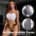 thumbnail image 4 of Thongs for Women - Elk No Show Seamless Womens Thongs Underwear, Soft Stretch G String Thongs for Women,Cuteness Ladies Thong Bikini Panties Briefs, 4 of 5
