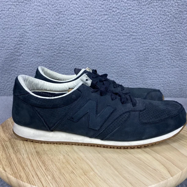 New Balance 420 Mens Size 12 Navy Suede Classics Retro Shoes Sneakers Minimalist