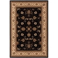 thumbnail image 3 of 2’ x 20’ Black and Tan Floral Vines Runner Rug, 3 of 5