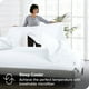 thumbnail image 4 of Bare Home Sábanas Planas Ultra Suaves - Colección Premium 1800 - Doble Cepillado - Queen, Color Blanco, 4 of 6