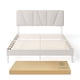 thumbnail image 2 of Base de Cama Tapizada Diseño Asimétrico Queen Size Zinus Maya. Fácil Armado., 2 of 8
