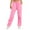 AH18-Pink, variant on Womens Fleece Lined Sweatpants Tall with Pocket Solid Color Trousers Stretchy Flowy Pants for Women High Rise Pants Saffron 2XL