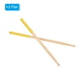 thumbnail image 3 of Maple Wood Drumstick 5A Anti Slip Handle Grips Drum Stick Yellow for Drumming Musical, 2 Pair, 3 of 6