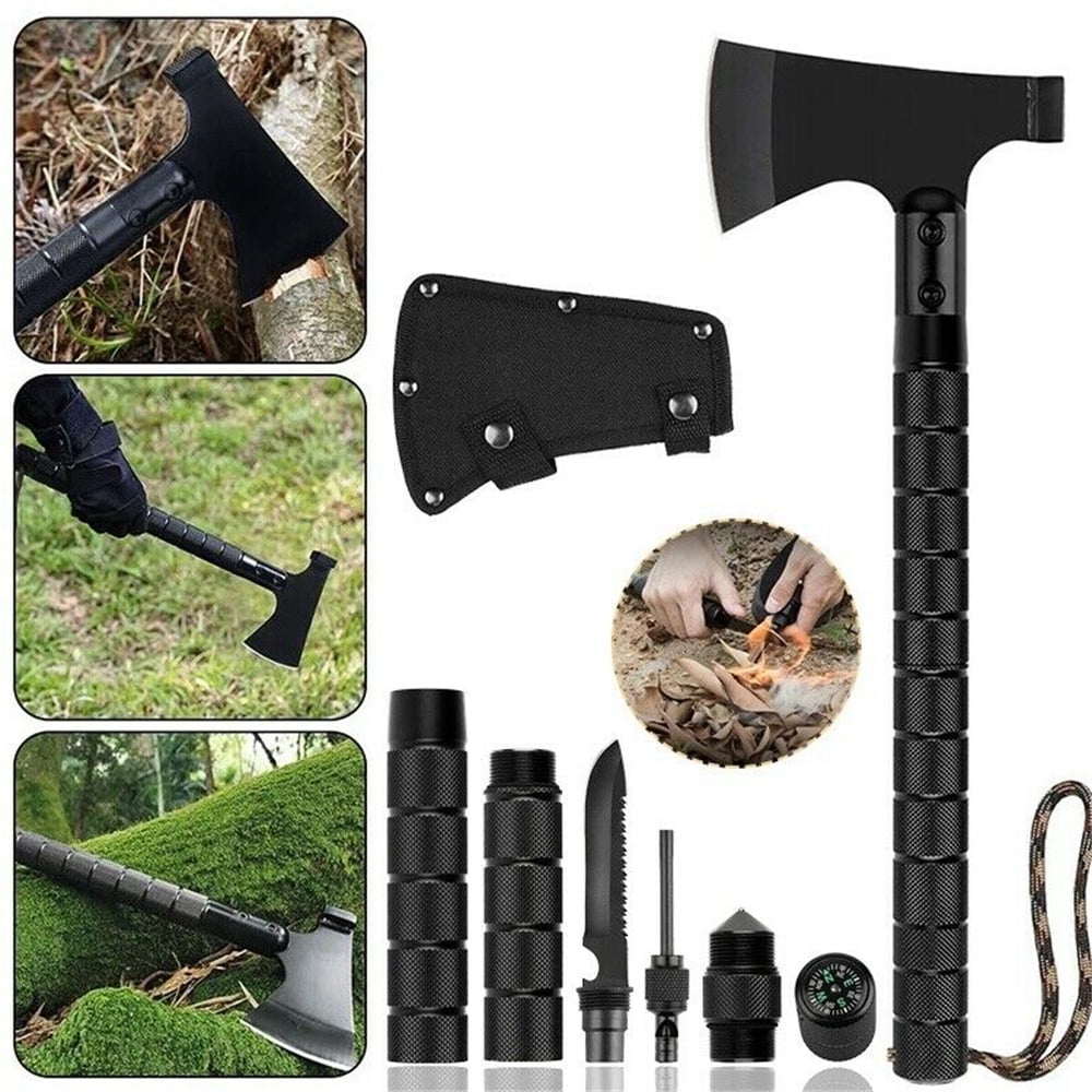 Details about   Camping Axe,Outdoor Hiking Camping Survival Hatchet,Throwing Tactical Tomahawk 