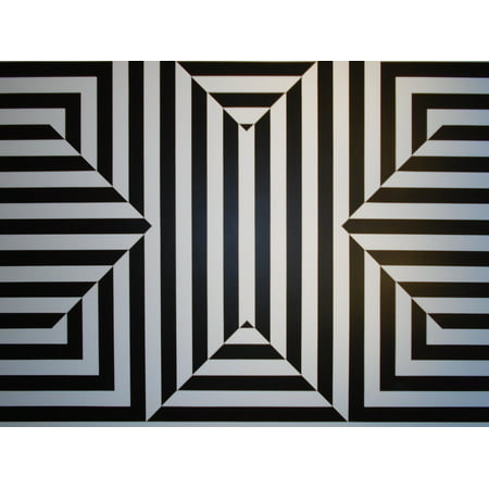 Canvas Print Optical Crazy Illusion Stretched Canvas 10 x