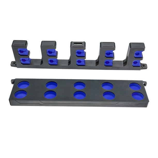 Almencla Fishing Rod Rack Display Store up to 10 Rods Fishing Pole Holder  Blue