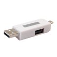 thumbnail image 2 of Lector de tarjetas Micro USB TF Adaptador OTG USB2.0 Hub Connector para PC (Blanco), 2 of 5