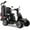 Black, variant on QEEKA Mobility Scooters for Seniors & Adults,3-Speed Medical Electric Golf Mobility Scooter Battery Powered with Rear Lock Box & Golf Cart Rack Adjustable Seat,Red