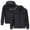 Dark Gray, variant on Men's Long Sleeve Hooded Jacket Convertible Backpack Portable Packable Windbreaker Lightweight Full Zip Up Top Water Resistant for Travel Hiking Outdoor Summer Spring Wear Royal Blue XXXL