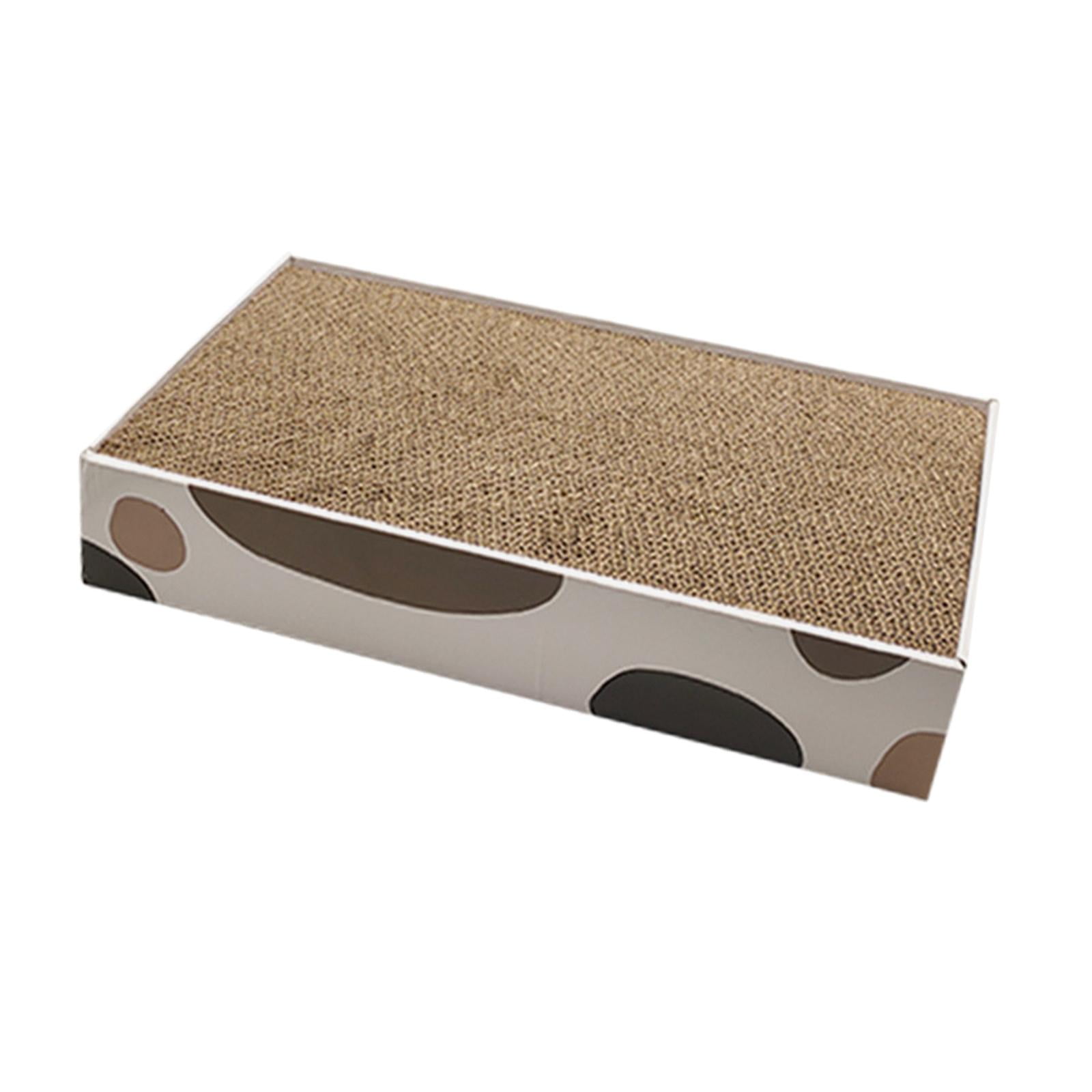 Bvdfgk Cat Scratcher Cardboard Scratch Bed Scratching Pads with Box Corrugate Paper for