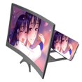 thumbnail image 2 of Lupa de pantalla curva 3D para teléfonos, lupa de pantalla de proyector HD para películas, vídeos y juegos, amplificador de pantalla de soporte de teléfono plegable para todos los teléfonos, 2 of 8