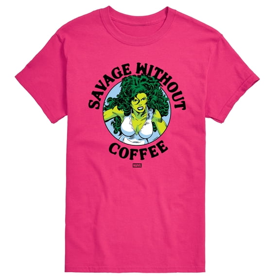 Marvel - Savage Without Coffee Men's Short Sleeve Graphic T-Shirt
