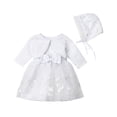 thumbnail image 4 of EYIIYE Robe de Bébé Fille Broderie Dentelle Robe de Fête Formelle Robes de Princesse, 4 of 7