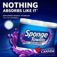 thumbnail image 3 of SpongeTowels UltraPRO Ultra Strong & Absorbent Paper Towel, Choose-A-Size® Sheets, 1 = 3 Regular Rolls, 3 of 6