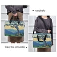 thumbnail image 6 of FORMRS 16" Laptop Bag Carrying Sleeve Case with Handle Travel Shoulder Briefcase, Retro Mountain, 6 of 8