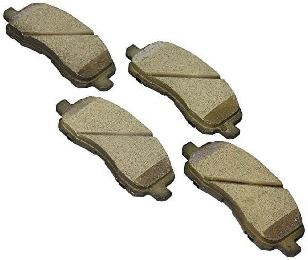 Bosch BC866 QuietCast Premium Ceramic Disc Brake Pad Set For Select Chrysler Sebring; Dodge Avenger, Caliber, Stratus; Jeep Patriot; Mitsubishi Eclipse, Galant, Lancer, Outlander; Front