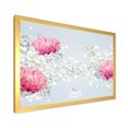 thumbnail image 2 of Designart 'Apple Blossom and Chrysanthemums' Traditional Framed Art Print, 2 of 4