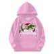 thumbnail image 3 of Sudadera con capucha para niñas y niños, sudadera de manga larga con cuello redondo y estampado de moda, jersey con bolsillo, sudadera de poliéster para niñas, 3 of 8