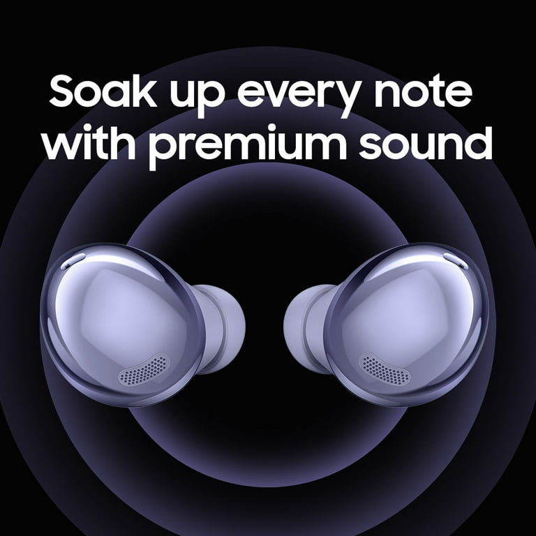 samsung galaxy buds pro, bluetooth earbuds, true wireless, noise  cancelling, charging case, quality sound, water resistant, pha 