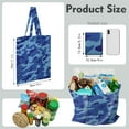 thumbnail image 2 of Woodland Camouflage Reusable Fabric Tote - Compact Folding Design, Machine Washable & Eco-Friendly Large Capacity Shopping Bag for Hunting and Daily Use, 2 of 6