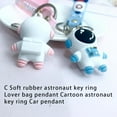 thumbnail image 1 of Astronaut Keyring Interesting Backpacks Pendant Fashion Decor Accessory Adorable Cartoon Spaceman Keychain Keyholder Decoration Blue Small, 1 of 8
