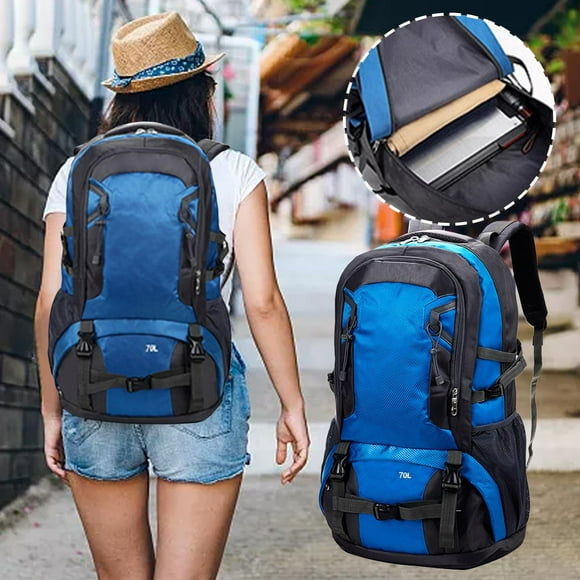 Organizadores de armario y almacenamiento 2025 Nueva bolsa de montañismo multifuncional de verano de gran capacidad impermeable mochila de senderismo al aire libre mochila de reducción de carga de via