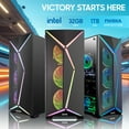 thumbnail image 4 of AQVIN-AQ80 Gaming Desktop Computer Tower PC, GeForce RTX 3060 12GB DDR6 , Intel Core i7 processor, 32GB RAM, 1TB SSD, Windows 11 Pro, Gaming Keyboard & Mouse, 4 of 5